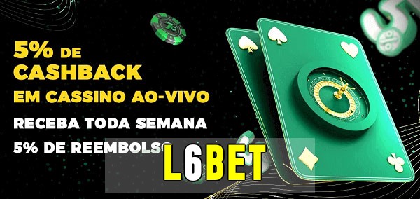 Promoções do cassino ao Vivo l6bet